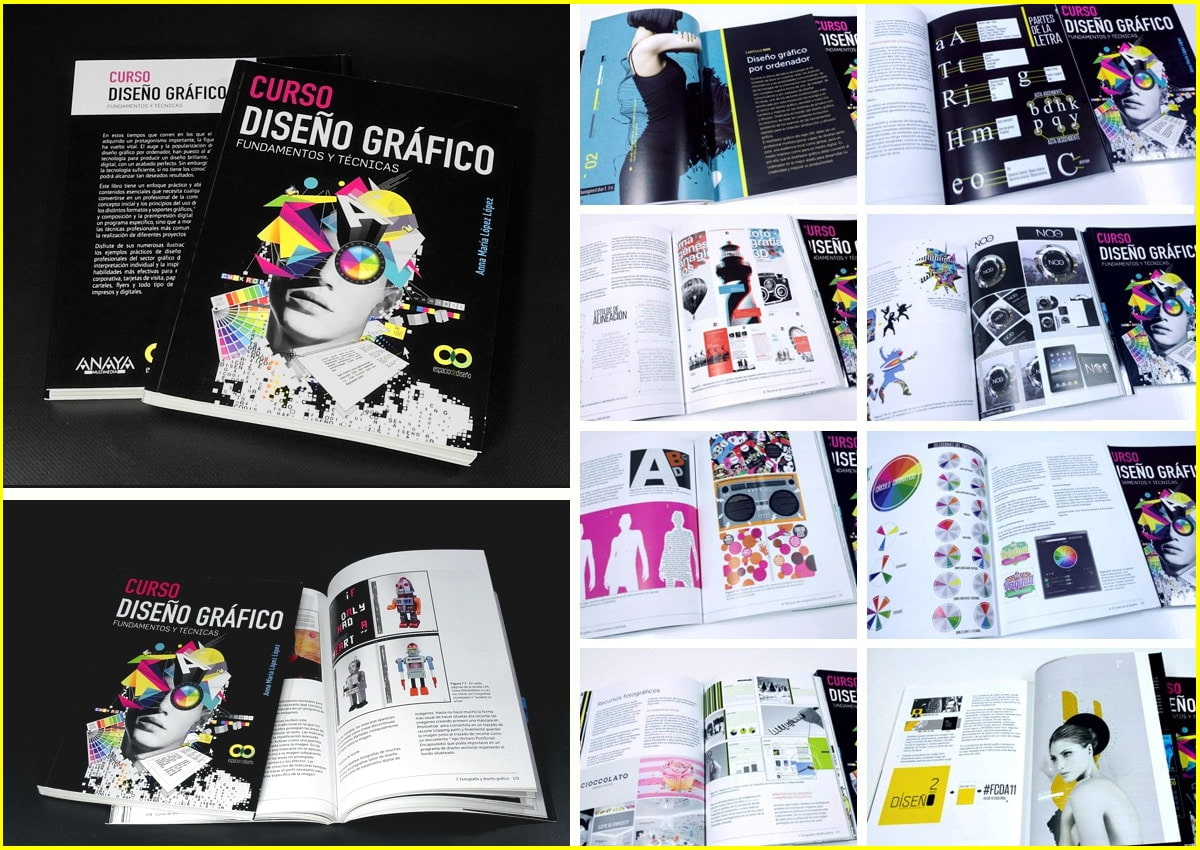 Book Graphic Design Course, Fundamentals and Techniques