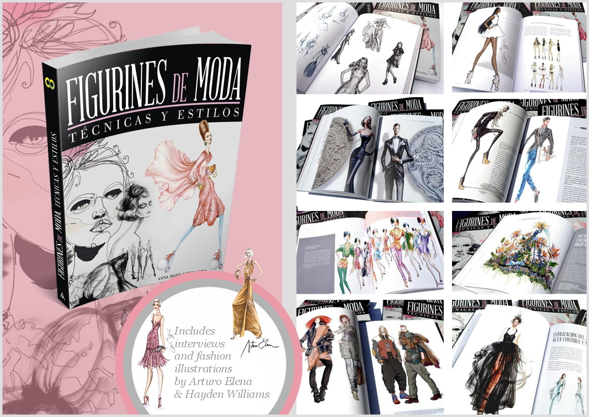 Fashion illustration book dedicated to fashion figure drawing